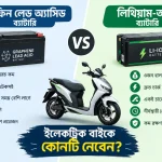 গ্রাফিন লেড অ্যাসিড বনাম লিথিয়াম-আয়ন ব্যাটারি